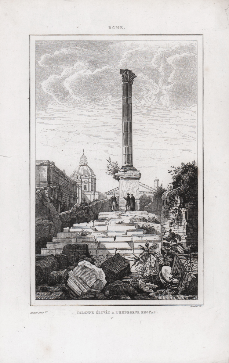 Rome. Colonne Élevée a l'Empereur Phocas